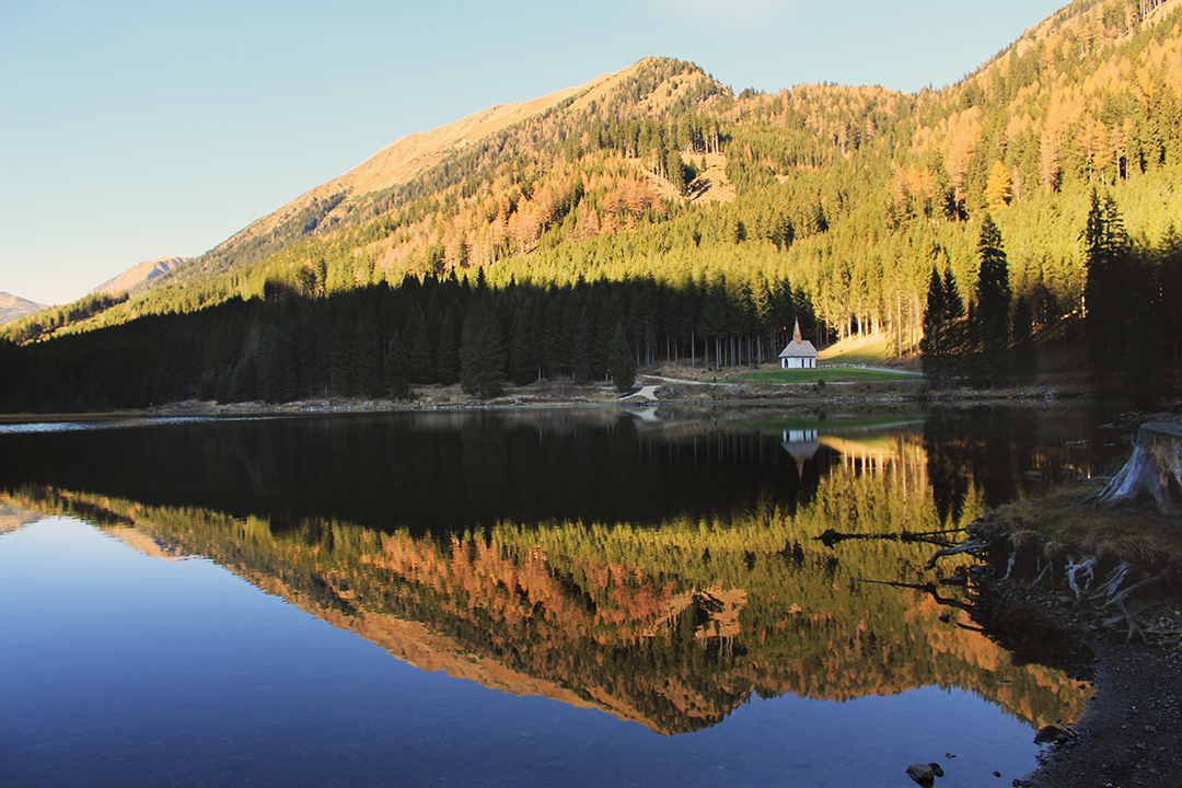 Picknick am Ingerringsee Panorama Bild vom See