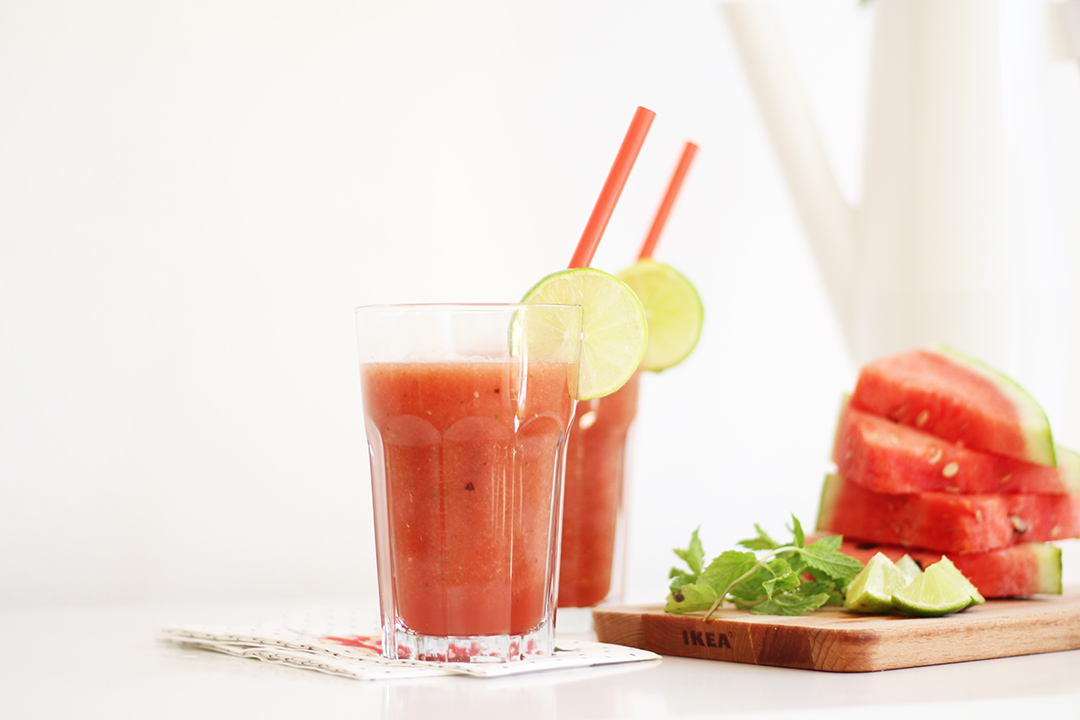 Wassermelonen Saft selbst gemacht