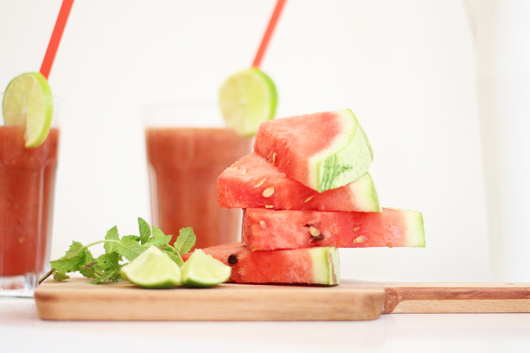 Wassermelonen Saft selbst gemacht