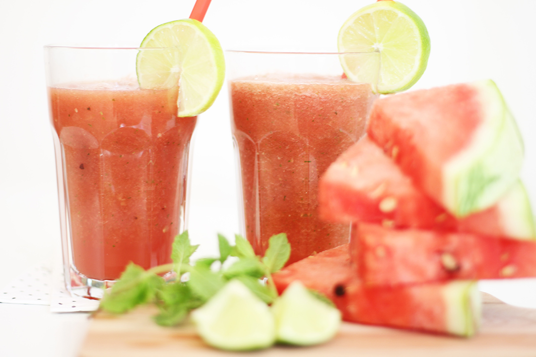 Wassermelonen Saft selbst gemacht