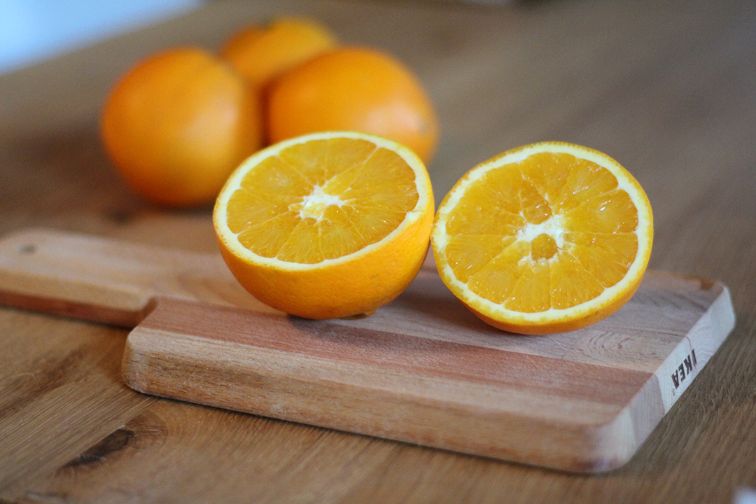 getrocknete Orangenscheiben