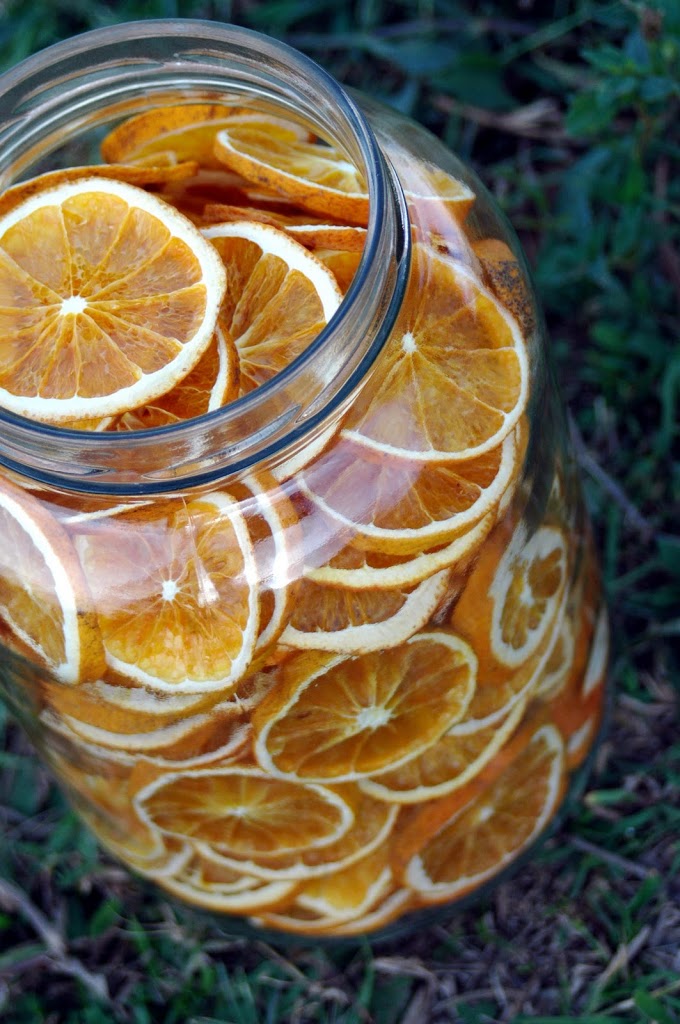 getrocknete Orangenscheiben