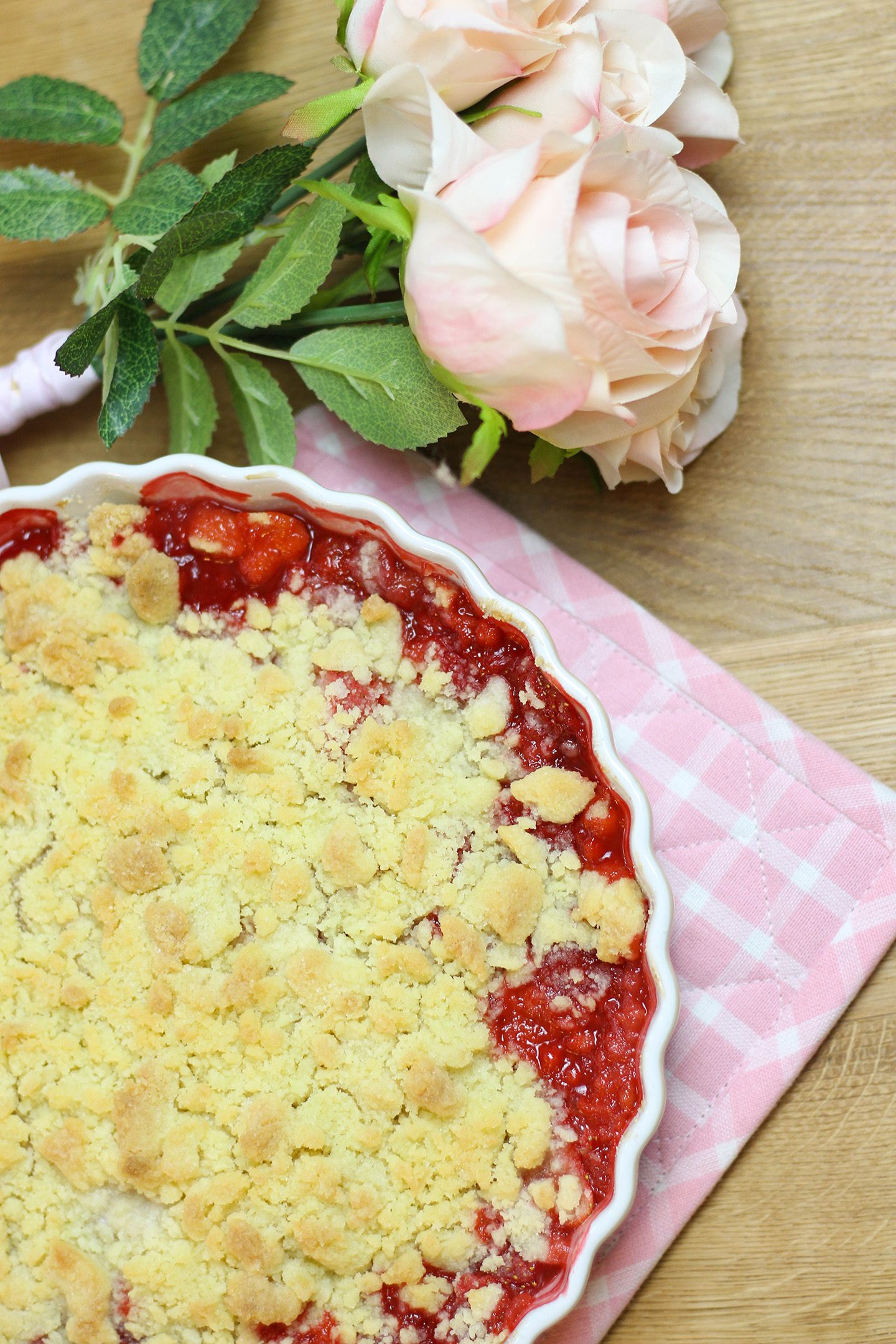 Erdbeer Streusel Kuchen